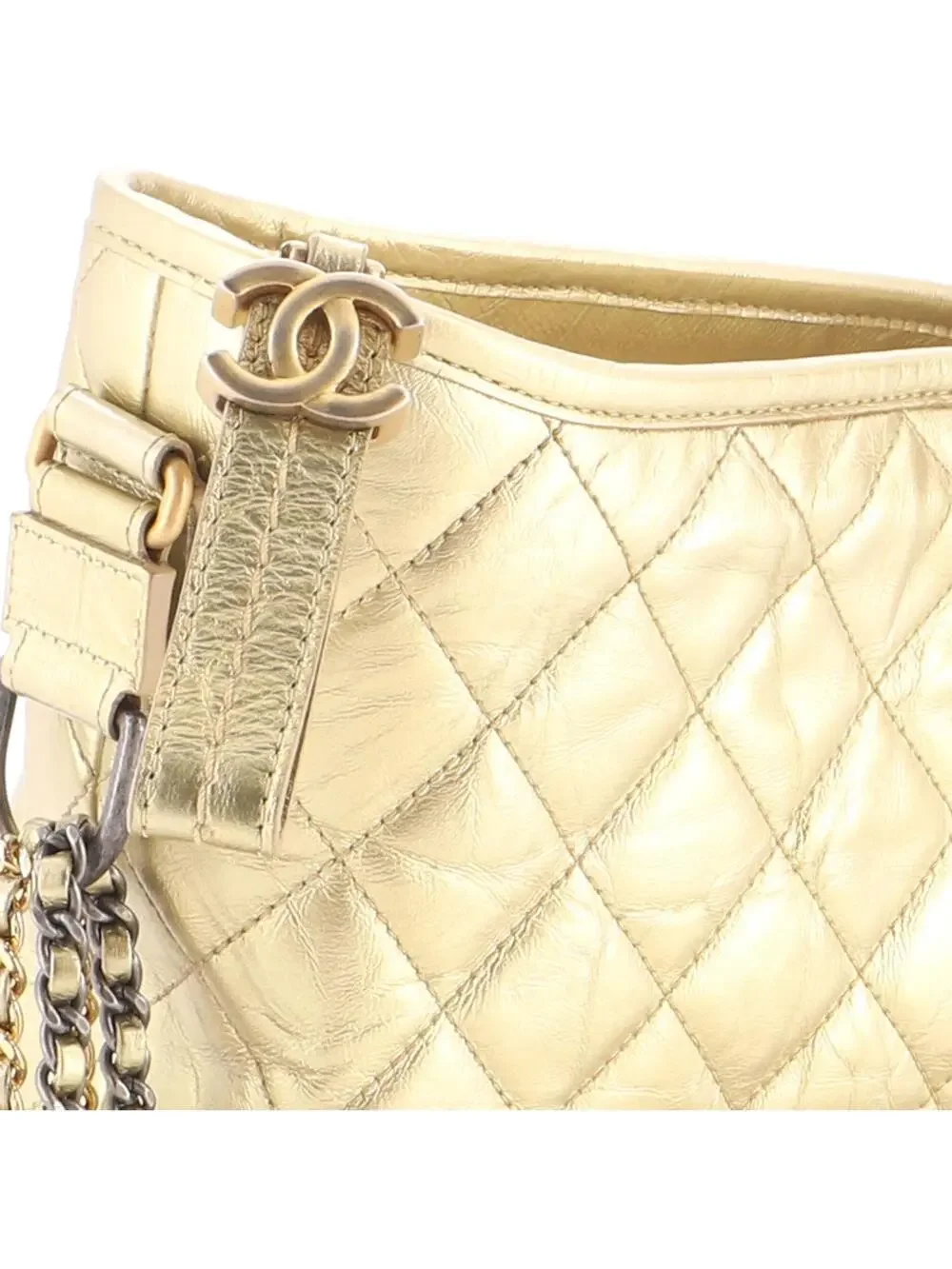 Chanel Gabrielle Hobo Quilted Metallic #353745C21B